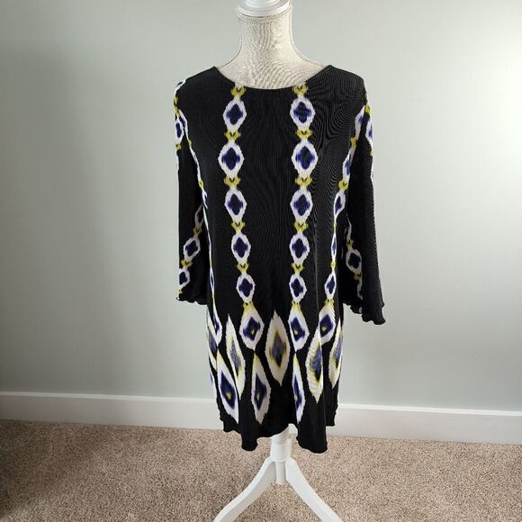 ALFANI WOMEN'S SHIFT BELL SLEEVE DRESS SIZE MEDIUM - Picture 1 of 5